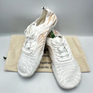 NEW HIKE Barefoot Shoes EU 40 M7-7.5 W9-9.5 White Pink Ltwt Natural Texture